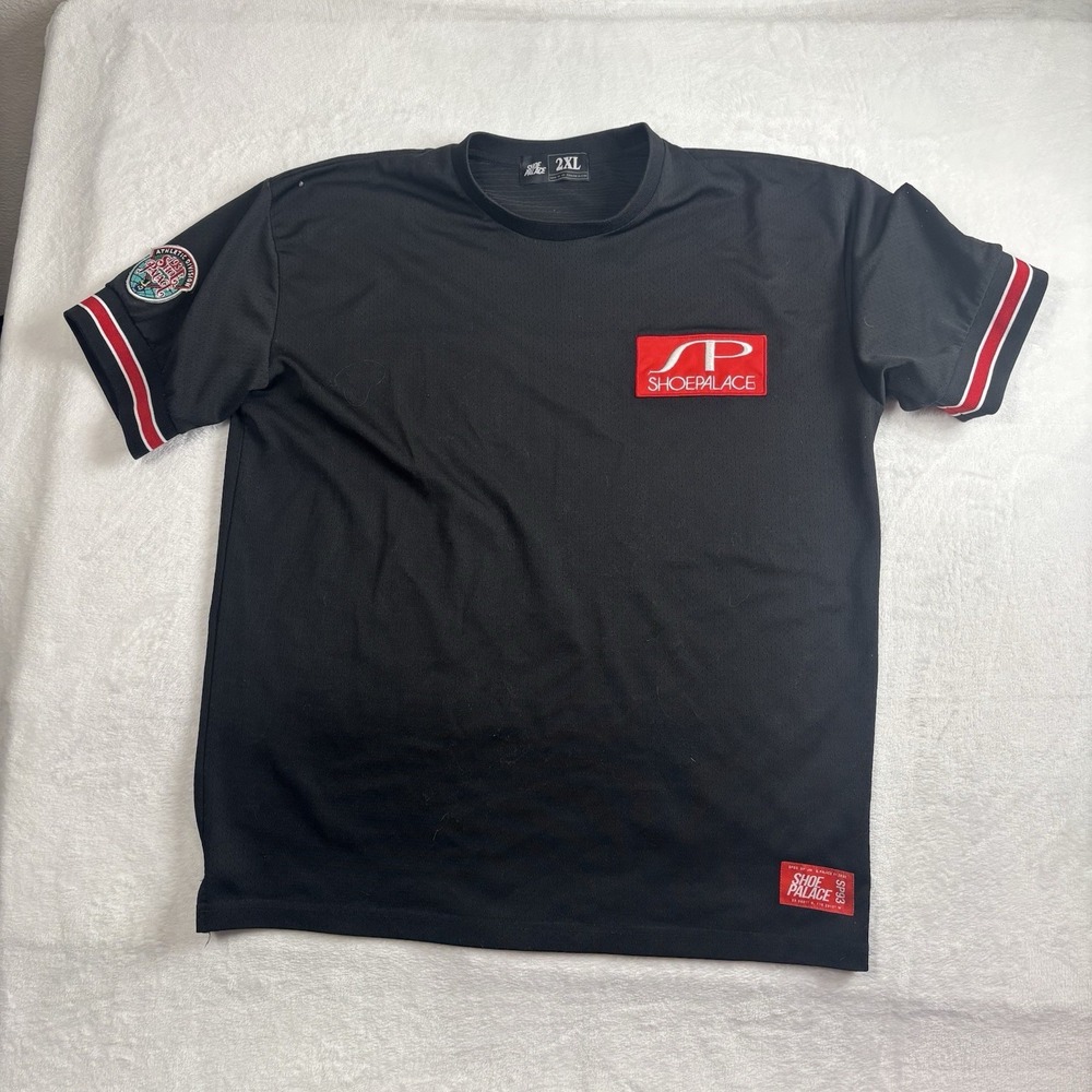 Shoe Palace Black Short Sleeve Jersey Mesh Shirt Uniform Employee Men's 2XL